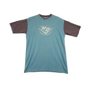 RARE Vintage 90's Harley Davidson Single Stitch Double Layered Collar Size XL